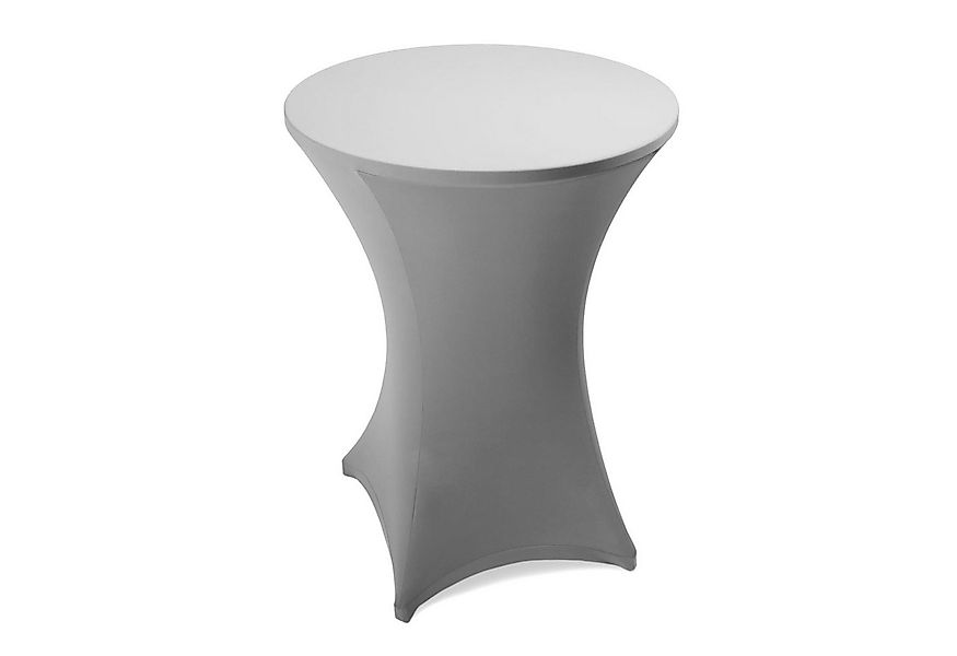 ESTEXO Stehtischhusse Stretch Stehtisch Ø 60 cm Tisch Husse Bistrotisch Hel günstig online kaufen