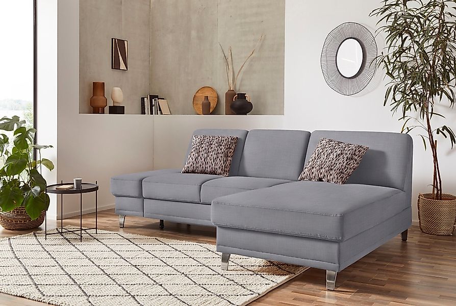 sit&more Ecksofa "Clio L-Form" wahlweise mit Bettfunktion oder Vorziehsitz günstig online kaufen