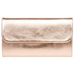 Caspar Clutch Abendtasche Metallic Leder Damen günstig online kaufen