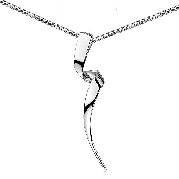 Materia Kettenanhänger Damen Silber Spirale abstrakt günstig online kaufen
