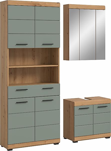 welltime Badmöbel-Set "SIENA, TOPSELLER, Breite 149cm, 3-teiliges Set" Set, günstig online kaufen