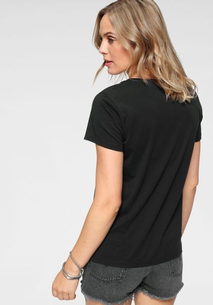 Levis V-Shirt "Perfect Tee" mit kleinem Batwing- Logo günstig online kaufen
