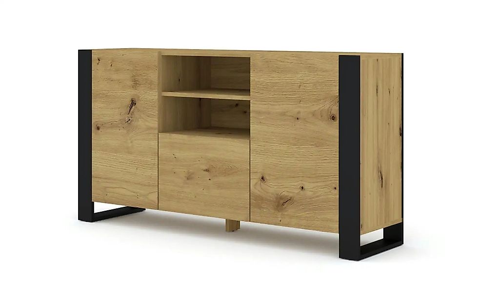 Sideboard   ¦ holzfarben ¦ Maße (cm): B: 158 H: 84 Kommoden & Sideboards > günstig online kaufen