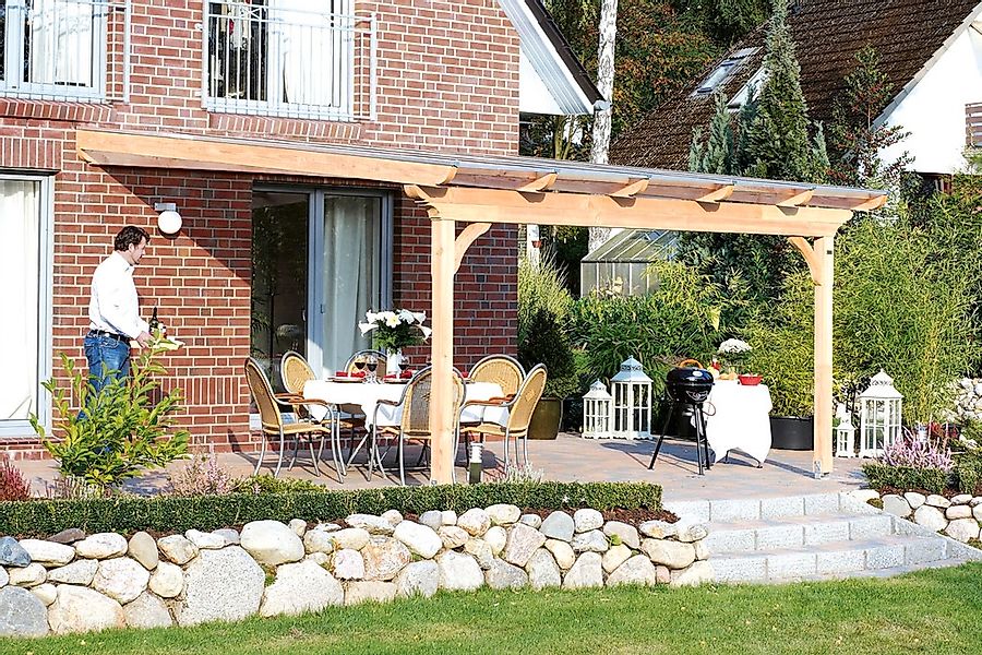 Skan Holz Terrassenüberdachung Ravenna 648 cm x 350 cm günstig online kaufen