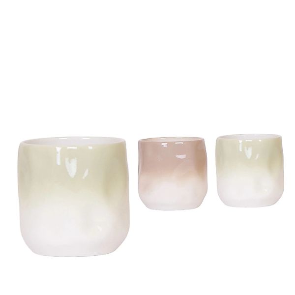 Keramik-Übertopf Grandience Sand Auswahl Topf-Ø ca. 9 cm günstig online kaufen