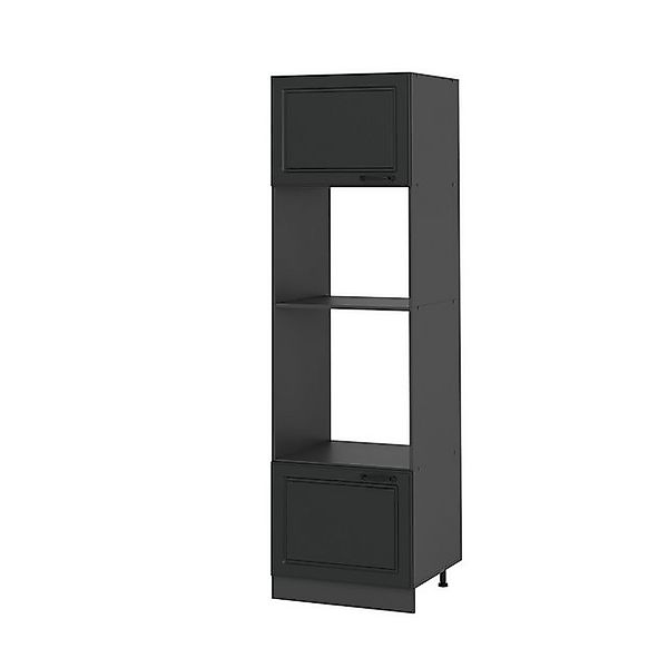 Vicco Mikrowellenumbauschrank R-Line, Anthrazit Landhaus/Anthrazit, 60 günstig online kaufen