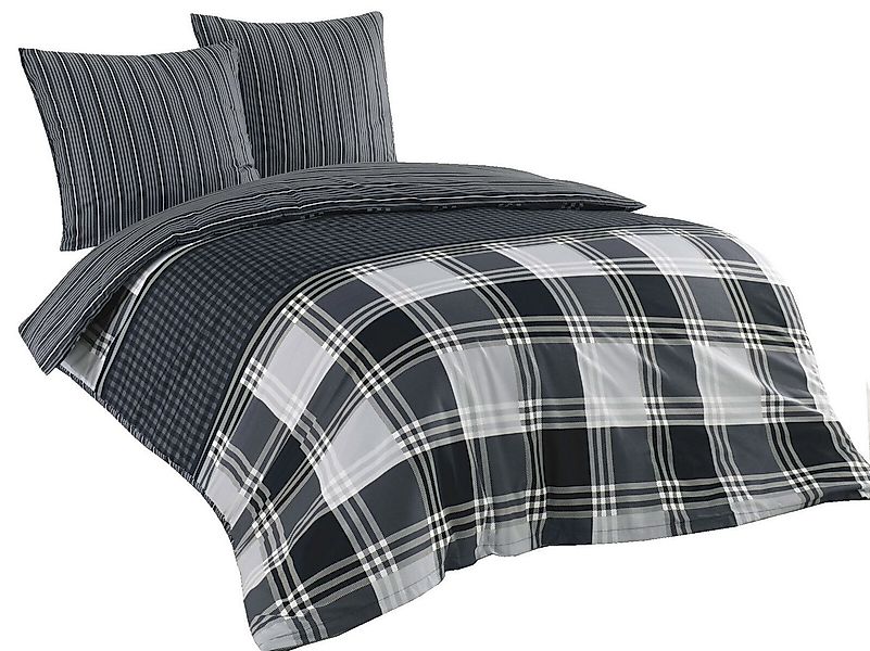 Visaggio Bettwäsche 100% Baumwolle Bettbezug Set in 6 Größen, 3 teilig, Wen günstig online kaufen