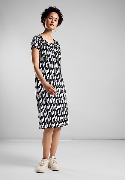 STREET ONE Jerseykleid mit dynamischem Grafik-Print günstig online kaufen