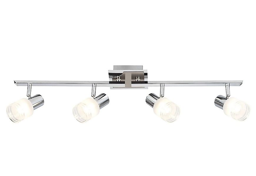Brilliant LED Deckenstrahler LEA, LED wechselbar, LED Spotrohr 4flg eisen7c günstig online kaufen