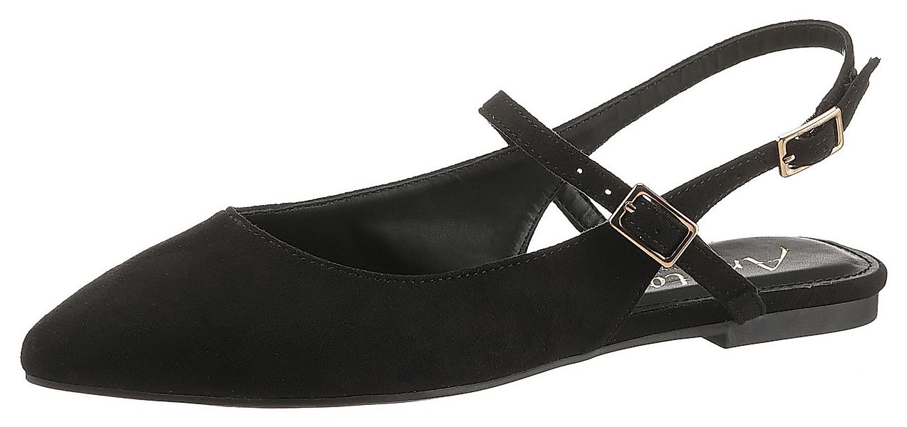 Aniston SHOES Slingpumps Flat, Sommerschuh, Riemchensandale - neue KOLLEKTI günstig online kaufen