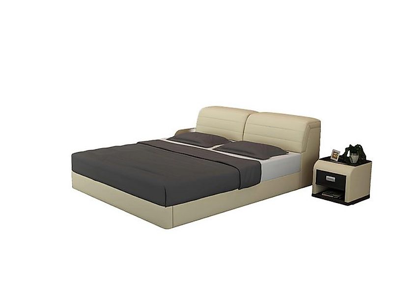 JVmoebel Bett Wasserbett Hotel Doppelbett Betten Mit USB Komplett Lederbett günstig online kaufen