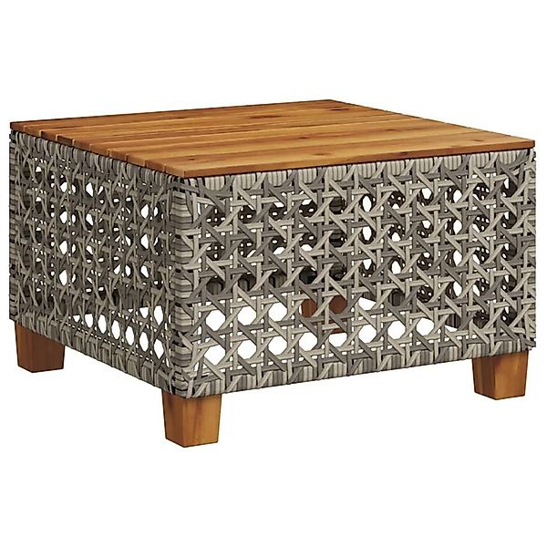 vidaXL Gartentisch Gartentisch Grau 55x55x36 cm günstig online kaufen