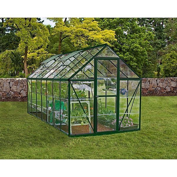 Palram - Canopia Gewächshaus Palram - Canopia Grün 7,9 m² inkl. Fundamentra günstig online kaufen