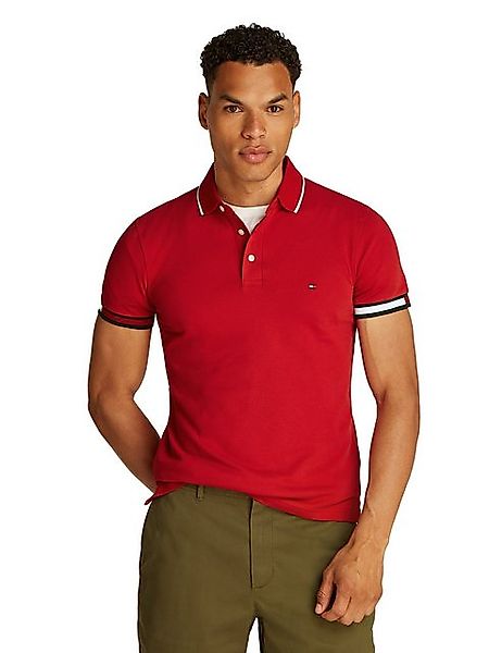 Tommy Hilfiger Poloshirt FLAG CUFF SLIM FIT POLO günstig online kaufen