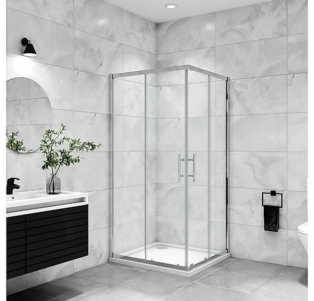 duschspa Eckdusche Duschtür Duschkabine Duschabtrennung Eckeinstieg Schiebe günstig online kaufen