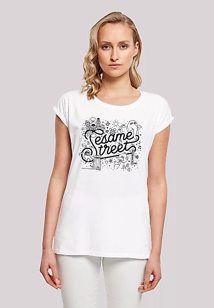 F4NT4STIC T-Shirt "Sesamstraße Collage Black & White", Premium Qualität günstig online kaufen