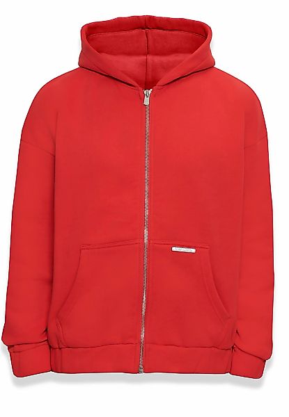 Dropsize Sweatjacke "Dropsize Herren Bazix Republiq Super Heavy Blank Zip-H günstig online kaufen