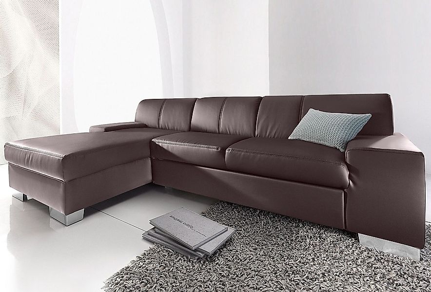 DOMO collection Ecksofa "Star, zeitlose Formensprache, elegante Optik, L-Fo günstig online kaufen