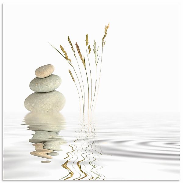 Artland Wandbild "Zen Friede" Zen 1 Stk. tlg. als Alubild, Outdoorbild, Lei günstig online kaufen