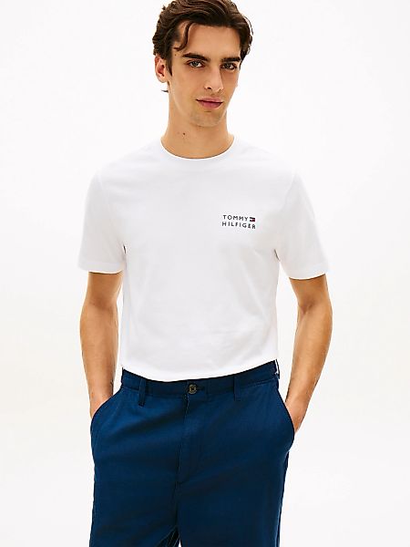 Tommy Hilfiger T-Shirt "BRAND LOVE EMBRO STACK" mit großem Rückenprint, reg günstig online kaufen