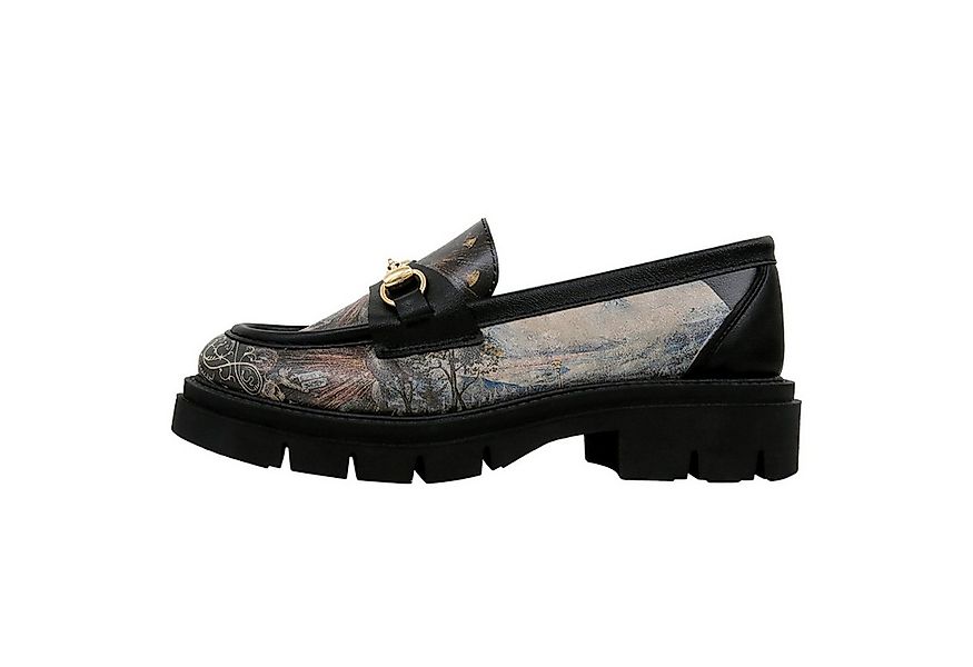 DOGO Cindy Loafer The Model Book Of Calligraphy Damen Halbschuhe Loafer Han günstig online kaufen