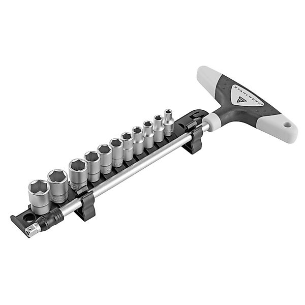 STAHLWERK 12-teiliger Steckschlüssel-Satz aus Chrom-Vanadium Stahl mit T-Gr günstig online kaufen