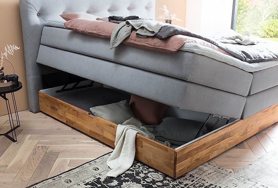 Belanoti Boxspringbett Marbo (Unterbox, Matratze, Topper), 180x200 cm, mit günstig online kaufen