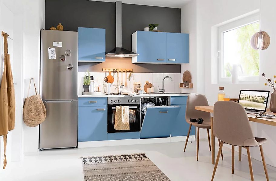 wiho Küchen Küchenzeile »Husum«, ohne E-Geräte, Breite 220 cm günstig online kaufen