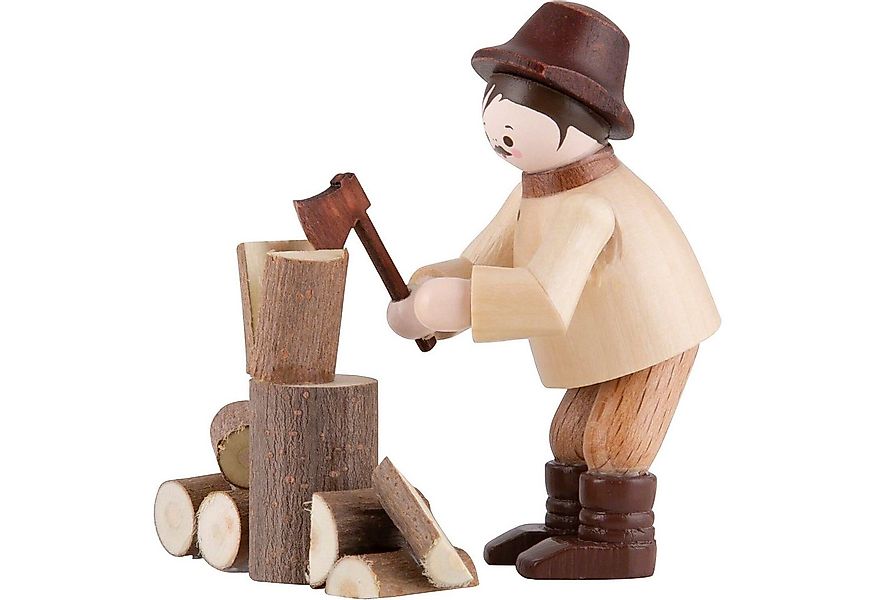 Volkskunstwerkstatt Romy Thiel Dekofigur Thiel-Figur Holzhacker - natur (5, günstig online kaufen