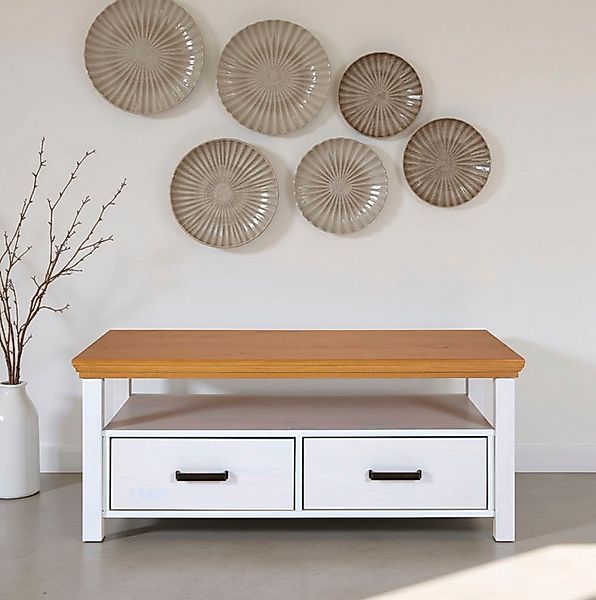 Inter Link Couchtisch "Couchtisch Maluno" 1 Stk. tlg. Kiefer Massiv, Soft-C günstig online kaufen