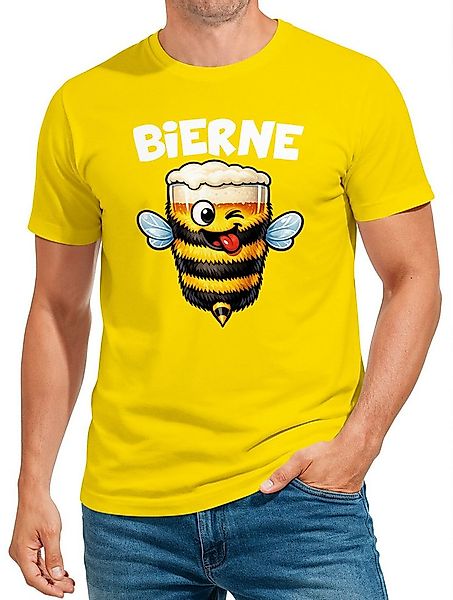 MoonWorks Print-Shirt Herren T-Shirt Fasching Karneval, Bierne Bier, Kostüm günstig online kaufen