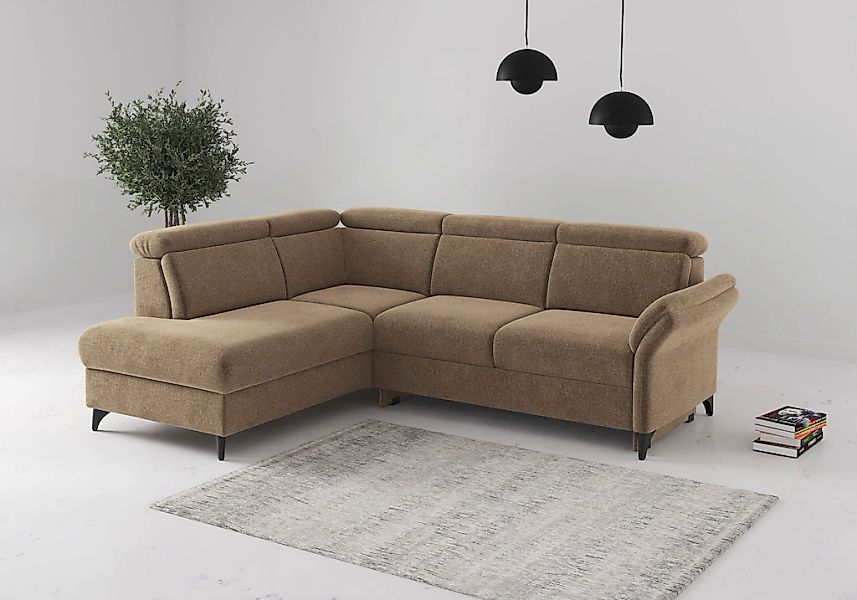 sit&more Ecksofa "Glendale, L-Form" inkl. Kopfteilverstellung, wahlweise mi günstig online kaufen