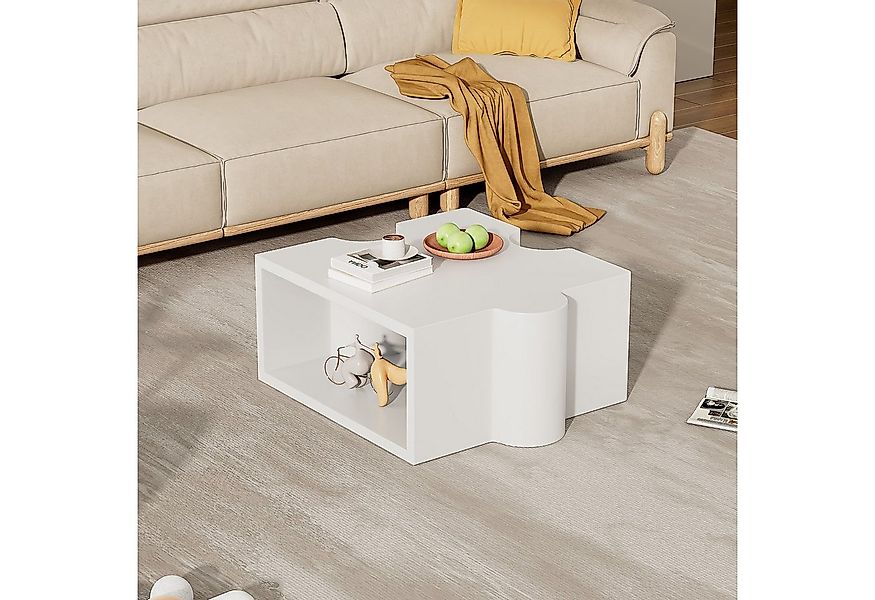 STILVORA Couchtisch Sofatisch mit MDF-Polsterung,Wohnzimmertisch mit Puzzle günstig online kaufen