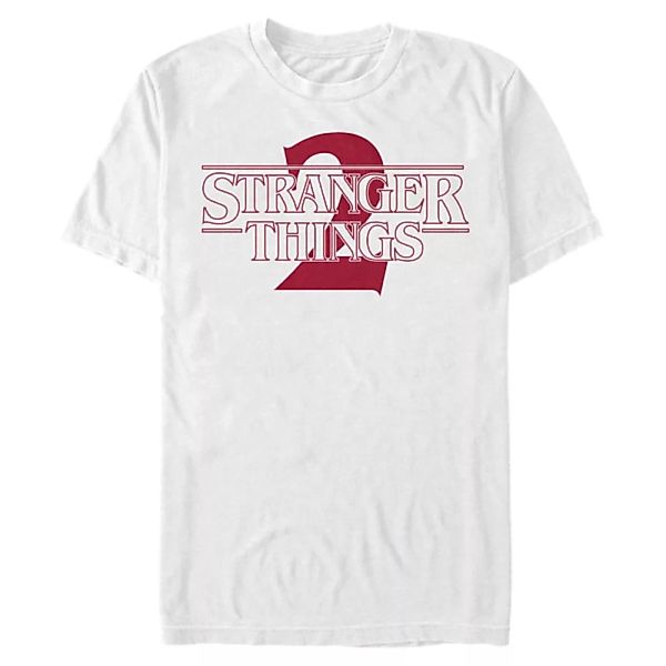 Netflix - Stranger Things - Logo Stranger Two Solid - Männer T-Shirt günstig online kaufen