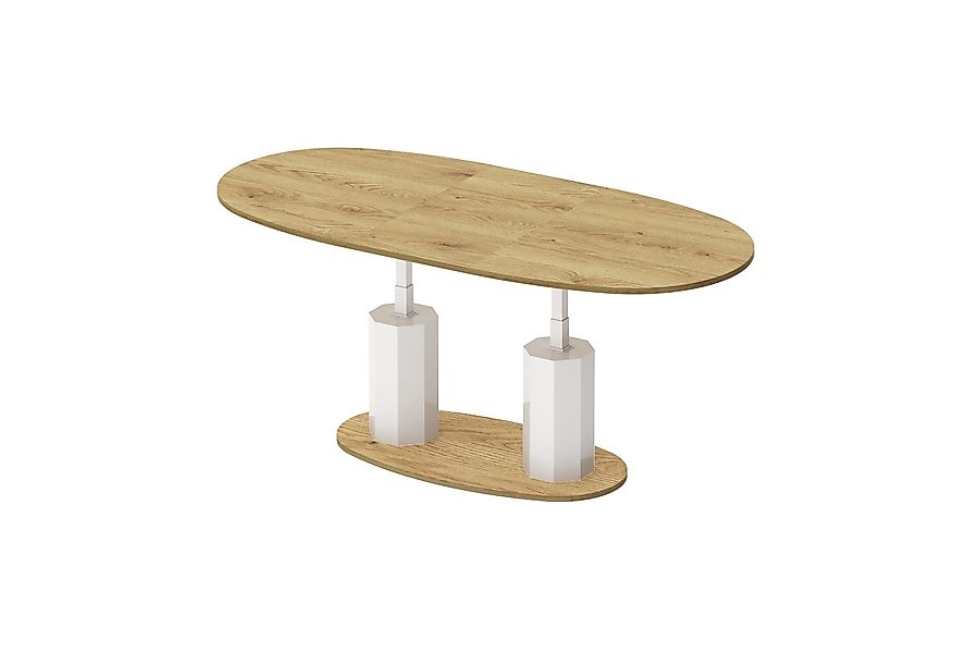 designimpex Couchtisch Design HBL-111 stufenlos höhenverstellbar günstig online kaufen