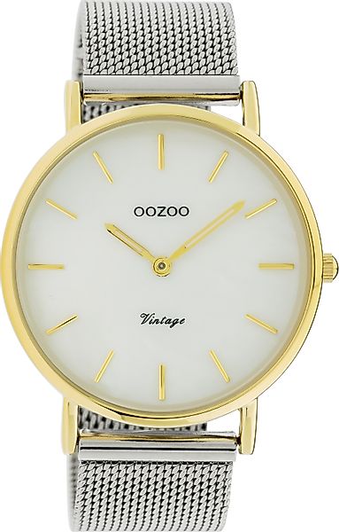 OOZOO Quarzuhr C20119, Armbanduhr, Damenuhr, Edelstahlarmband günstig online kaufen