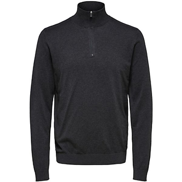 Selected  Sweatshirt Berg Half Zip Cardigan Antraciet günstig online kaufen