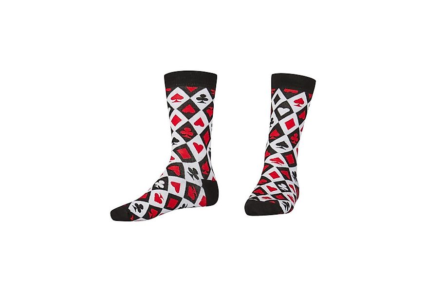 AbgeStrumpft Freizeitsocken Abgestrumpft Socken Kartenspiel (1 Paar, 1-Paar günstig online kaufen