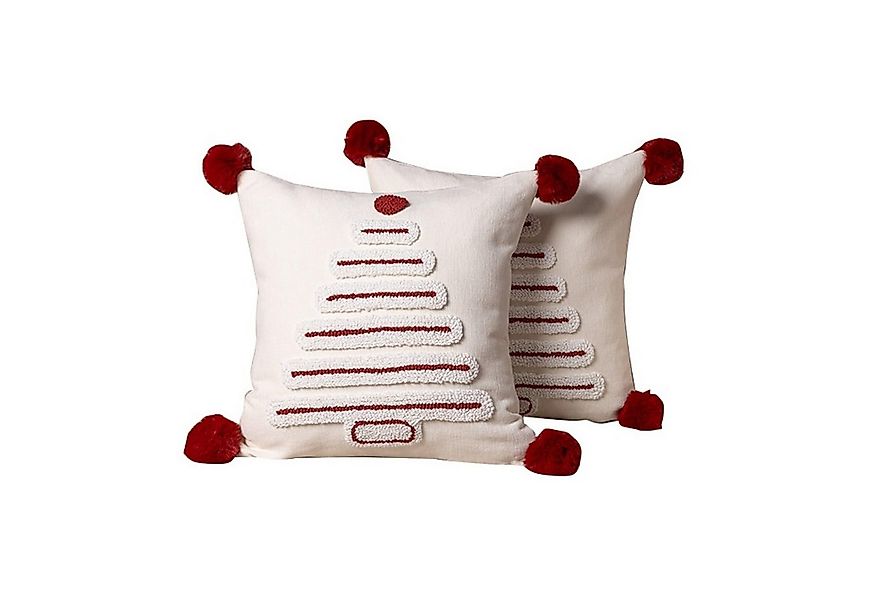 CLTYQ Kissenbezug Weihnachten 2 Stück, Weihnachtsdeko Kissenbezug 45x45 cm, günstig online kaufen