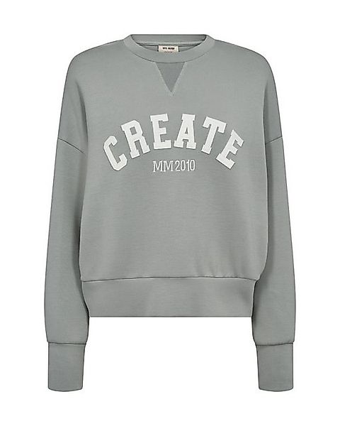 Mos Mosh Sweatjacke MMCelli O-LS Sweatshirt Shadow günstig online kaufen