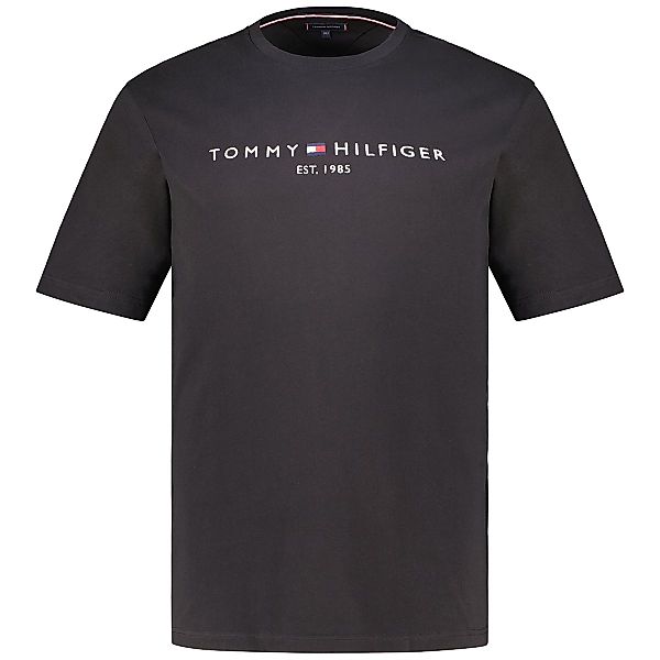 Tommy Hilfiger T-Shirt aus Baumwolle Farbe schwarz Größe: 4XL günstig online kaufen