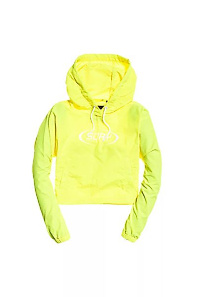 Superdry Jacke Damen NEO CROPPED OVERHEAD JACKET Neon Yellow günstig online kaufen