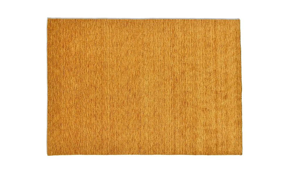 THEKO Handweber  Phalguna ¦ gold ¦ Wolle ¦ Maße (cm): B: 190 H: 1 Teppiche günstig online kaufen