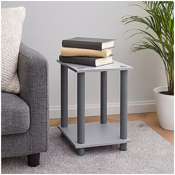 HTI-Living Standregal Moderner Beistelltisch in Grau günstig online kaufen