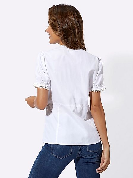 Sieh an! Klassische Bluse Kurzarm-Bluse Kurzarm günstig online kaufen