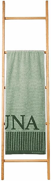 Schiesser Saunatuch "Rom aus garngefärbtem, kuschelweichem Baumwollfrottier günstig online kaufen