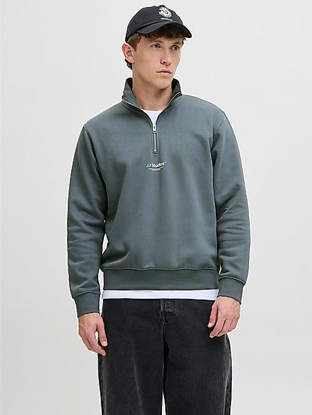 Jack & Jones Sweatshirt JJESOHO SWEAT QUARTER ZIP HN NOOS mit Print günstig online kaufen