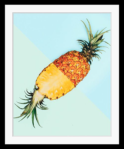 queence Bild "Justina", Obst-Obst Bilder-Kunst-Lebensmittel-Ananas, HD Prem günstig online kaufen