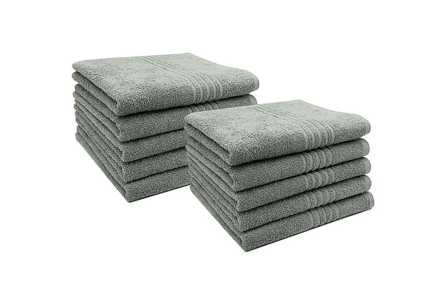 ZOLLNER Handtücher, Walkfrottier (10-St), 50 x 100 cm, 100% Baumwolle, vom günstig online kaufen