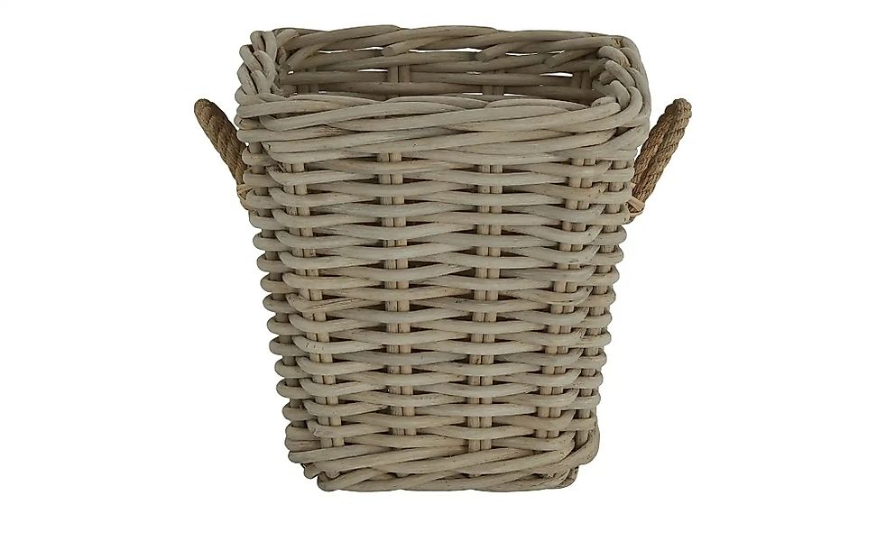 HOME STORY Aufbewahrungskorb   ¦ braun ¦ Rattan ¦ Maße (cm): B: 43 H: 45 T: günstig online kaufen